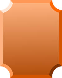 Solid orange color swatch