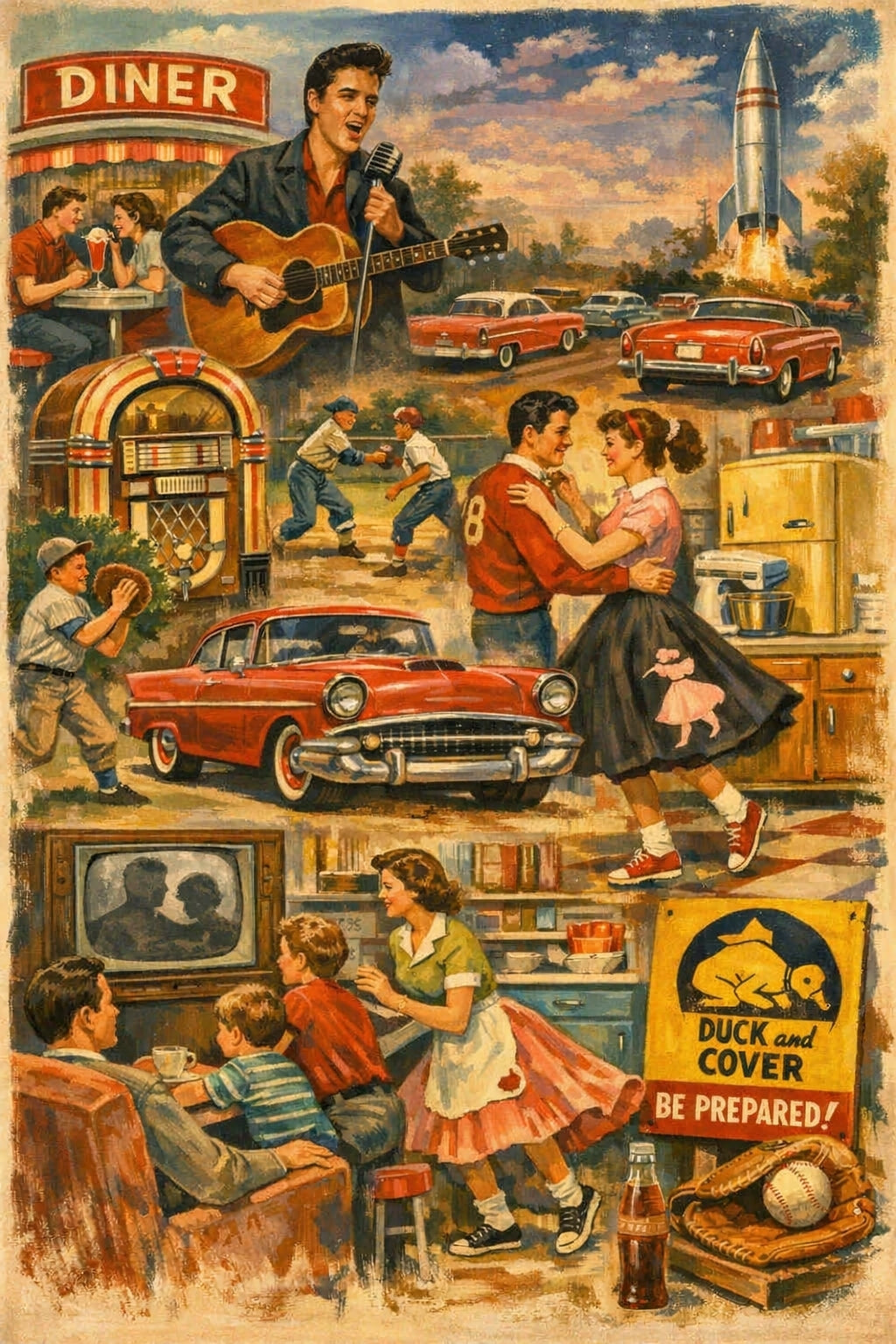 The Fabulous Fifties 16x24"